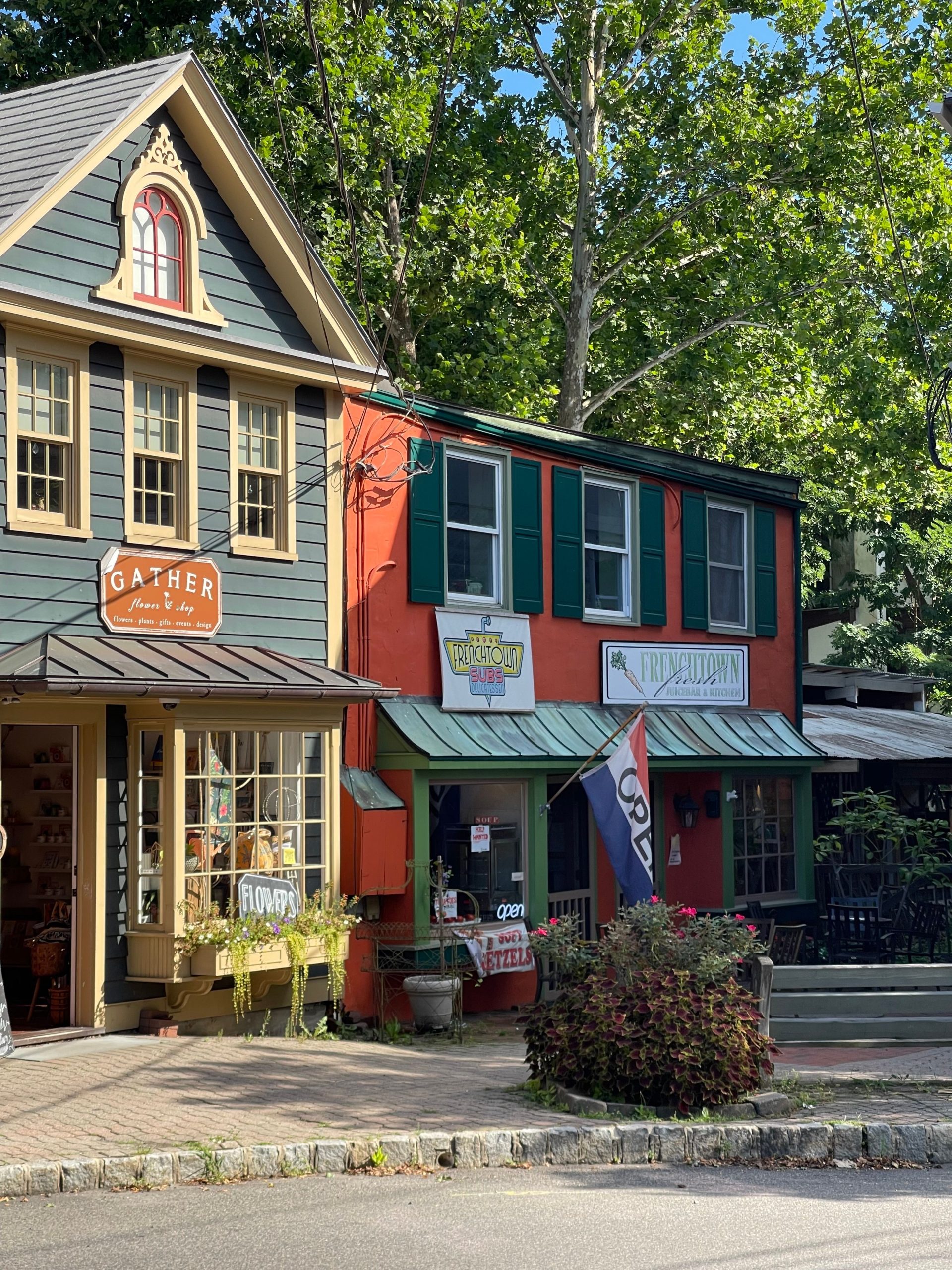Historic storefronts in downtown Chase City